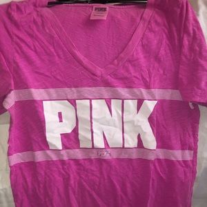 Pink PINK v-neck